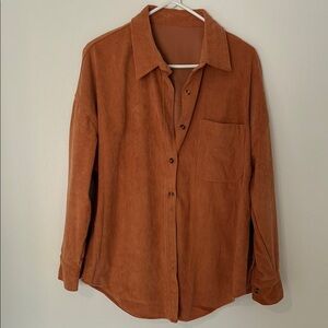 Women’s Rust Corduroy Jacket
